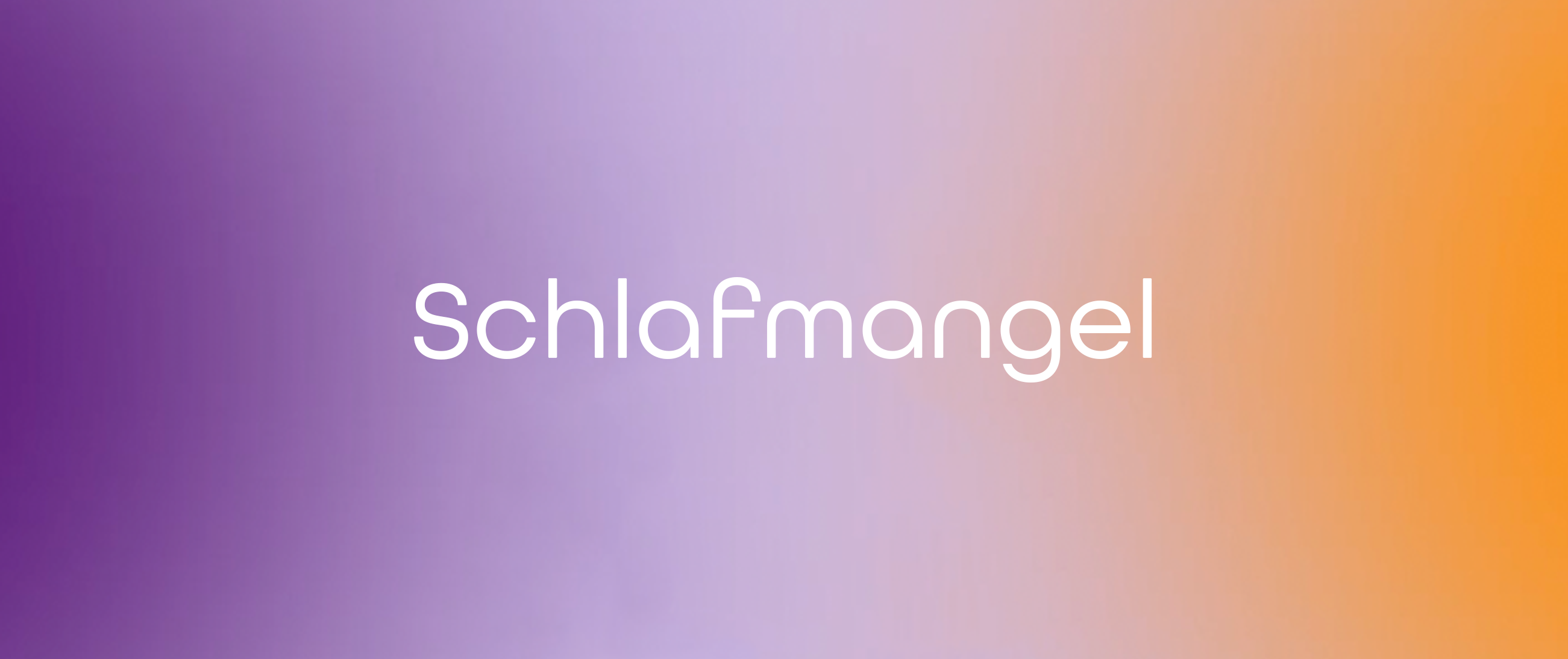 Schlafmangel – wenn die nächtliche Ruhe zu kurz kommt