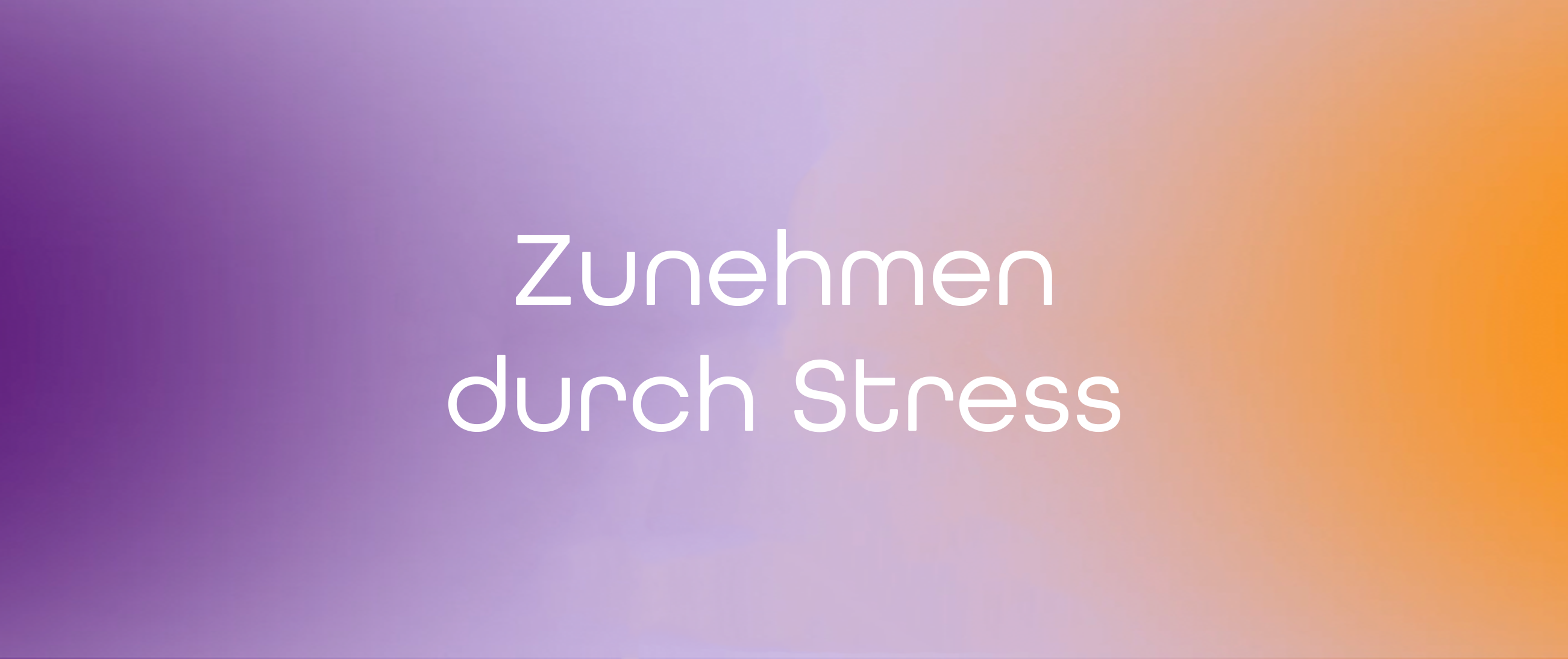 Zunehmen durch Stress – Warum das bei vielen passiert und was wirklich helfen kann