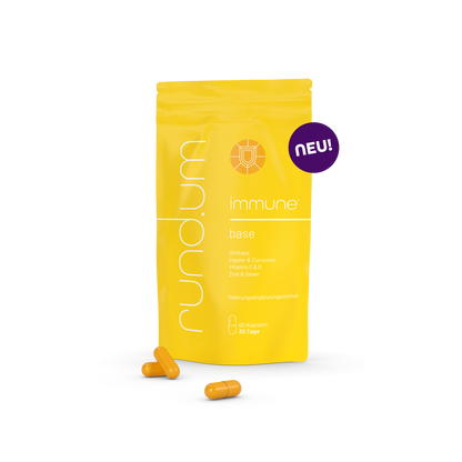 rund.um® immune - Nahrungsergänzungsmittel mit Shiitake um die Abwehrkräfte und das Immunsystem zu stärken