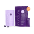 Verpackung von Nahrungsergänzungsmitteln der Marke „rundum“ links „calm base“ in einer hellvioletten Verpackung, rechts „sleep plus“ in einer dunkellila Verpackung mit der Aufschrift „NEU!“ Produkte für Entspannung und Schlaf.