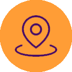 orangenes Icon für herstellungsland