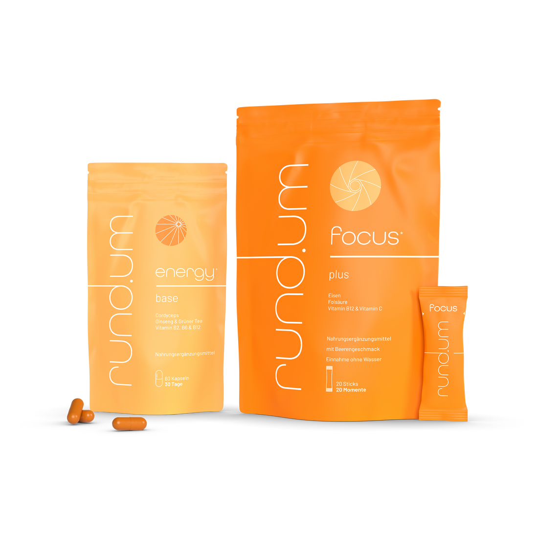 rund.um® energy &amp; focus refill Bundle