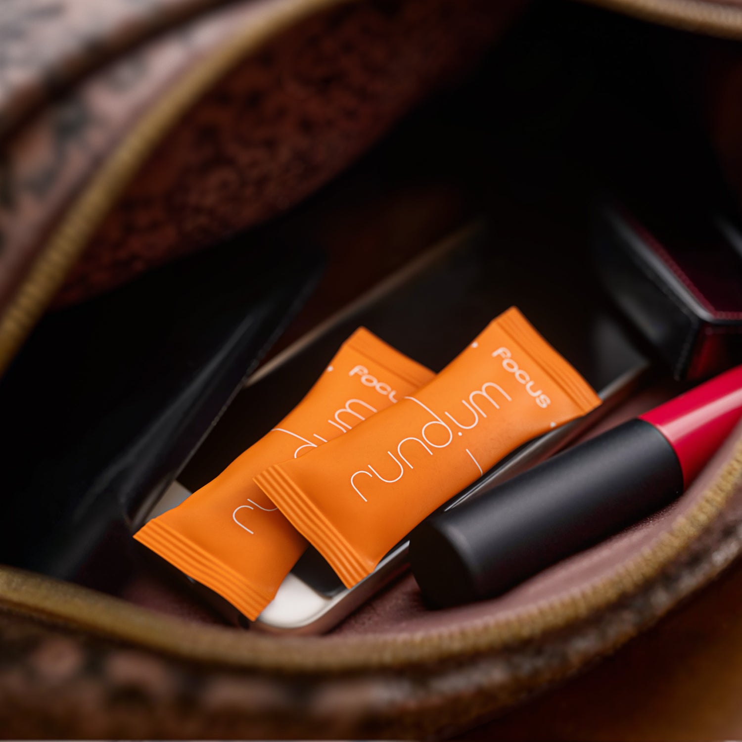 rund.um focus plus sticks in der handtasche